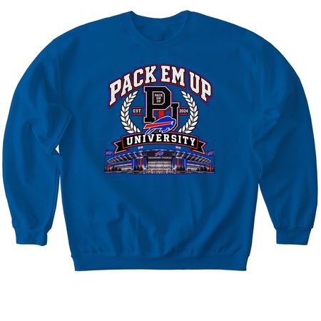 PEU Buffalo Bills&nbsp;, a Royal Softstyle Crewneck Sweatshirt