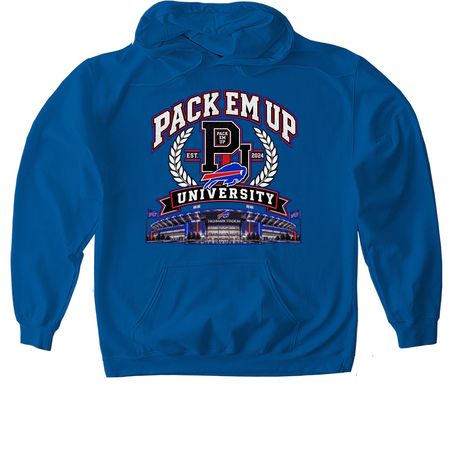 PEU Buffalo Bills&nbsp;, a Royal Gildan Softstyle Pullover Hoodie