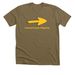 Camino Arrow Tees & Sweatshirts, a Heather Olive Premium Unisex Tee