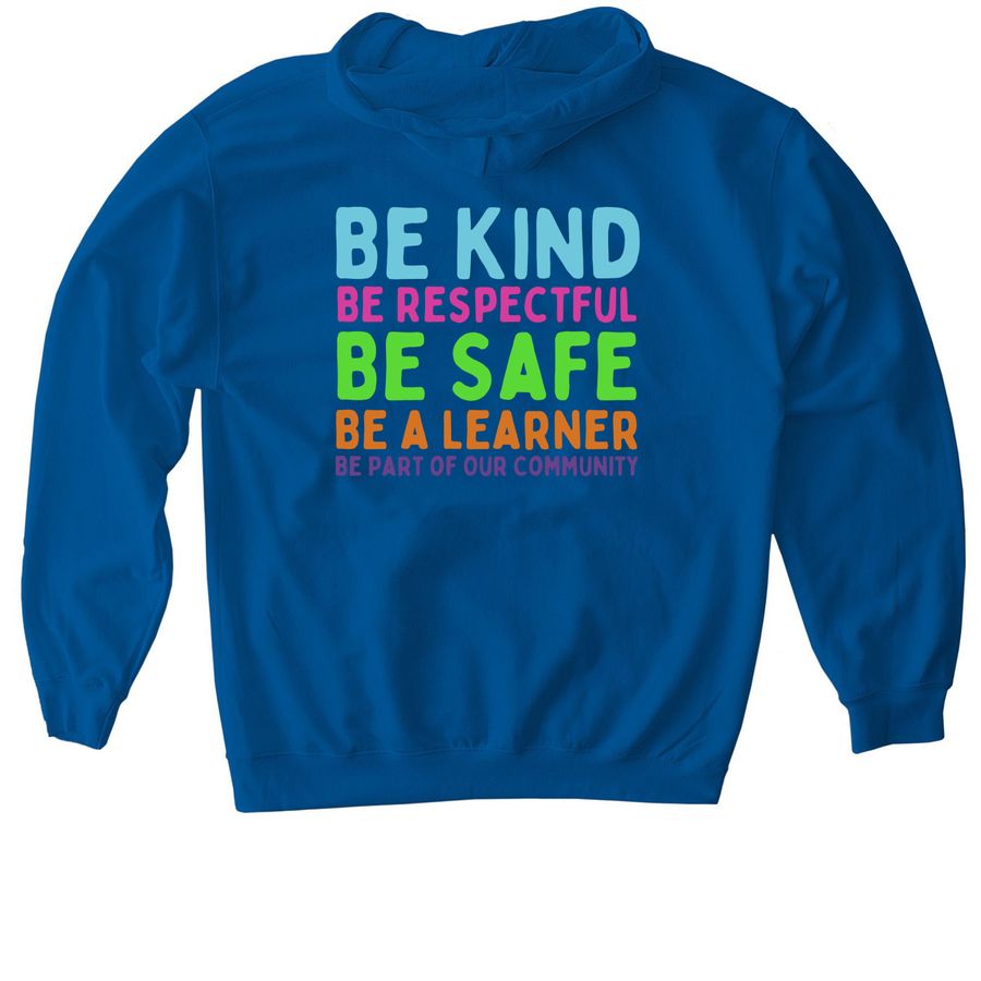 Classic Logo + Core Values (Adults + Kids), a Royal Gildan Softstyle Pullover Hoodie