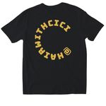 Hair By Cyderie, a Black Softstyle Cotton Tee (back-view)