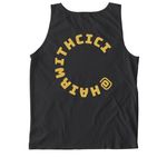Hair By Cyderie, a Black Comfort Colors Tank Top (back-view)