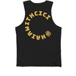 Hair By Cyderie, a Black Premium Cotton Tank (back-view)