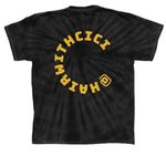Hair By Cyderie, a Black Classic Tie Dye Tee (back-view)
