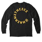 Hair By Cyderie, a Deep Black Allmade Organic Cotton Long Sleeve Tee (back-view)