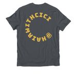 Hair By Cyderie, a Terrain Grey Allmade Organic Cotton Unisex Tee (back-view)