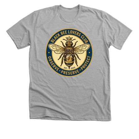 Bee Thee King, a Athletic Heather Premium Unisex Tee