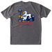 All-American Eagle&nbsp;, a Premium Heather Triblend Unisex Tee (back-view)