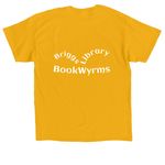 Briggs Bookwyrms, a Gold Classic Unisex Tee (back-view)
