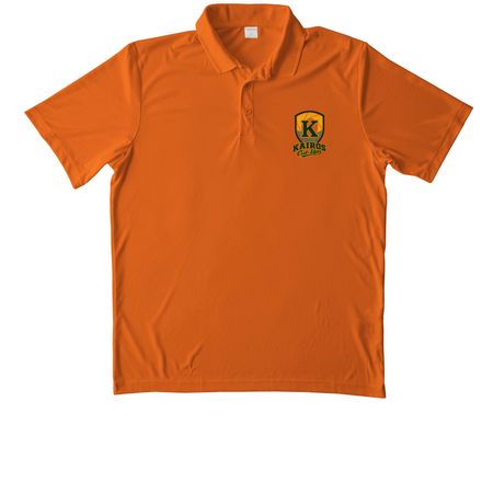 Kairos Cut-Ups x B4J // Basic Nike Collab, a Deep Orange Unisex Performance Polo