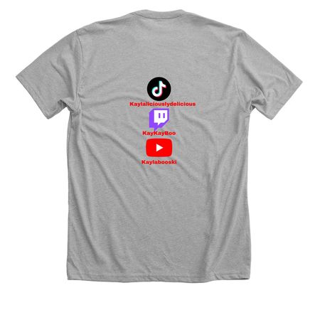 Im dead, Im actually dead..Im alive?, a Athletic Heather Premium Unisex Tee (back-view)