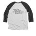 THE OLD GUARD - The Originals, a Black and Heather White 3/4 Sleeve Baseball Tee (back-view)