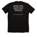 In Memory of Brita, a Solid Black Blend Premium Unisex Tee (back-view)