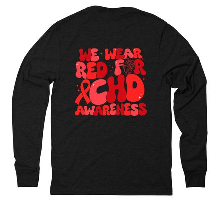 Team Raya, a Space Black Allmade Eco Triblend Long Sleeve Tee (back-view)