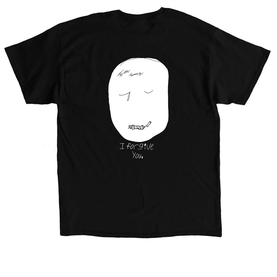 Ka?imi Drop #1 x ?I forgive you.?, a Black Classic Unisex Tee (back-view)