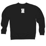Youth Big Band - Sweatshirts, a Black Midweight Crewneck Sweatshirt (back-view)