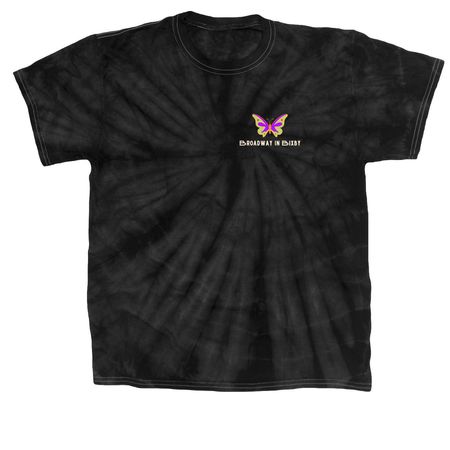 Broadway in Bixby: Wings Edition, a Black Classic Tie Dye Tee