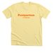 Postpartum is Forever., a Heather Yellow Gold Premium Unisex Tee
