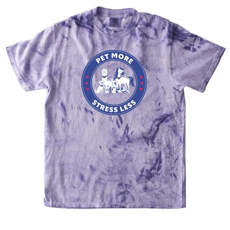2026 National Therapy Animal Day, a Amethyst Comfort Colors Colorblast Tee