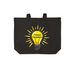 Presume Competence - there is ZERO harm, a Deep Black Cotton Canvas Tote Bag