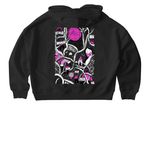 Protest Hoodie Supporting Immigrants, a Black Stanley/Stella Women?s Stella Nora Pullover Hoodie (back-view)
