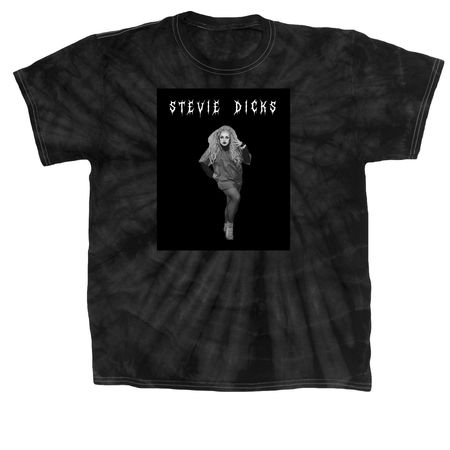 Stevie D Psych Out, a Black Classic Tie Dye Tee