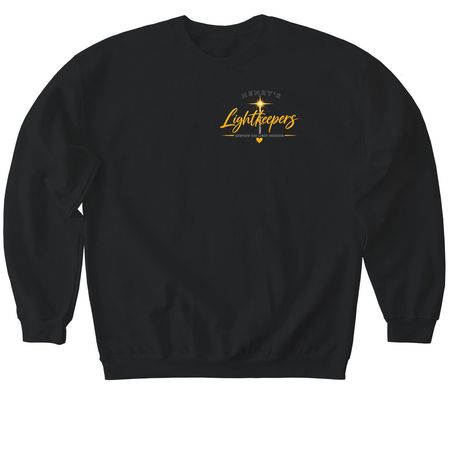 Henry?s LightKeepers, a Black Softstyle Crewneck Sweatshirt