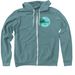 Midlife Selkie Limited Drop, a Heather Deep Teal Zip Up Hoodie