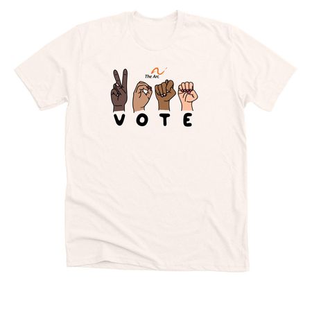 Voting Matters T-Shirt, a Heather Natural Premium Unisex Tee