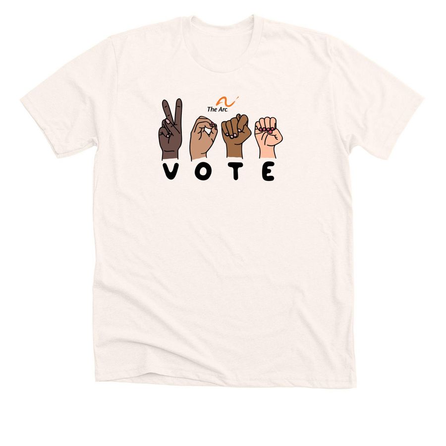 Voting Matters T-Shirt, a Heather Natural Premium Unisex Tee