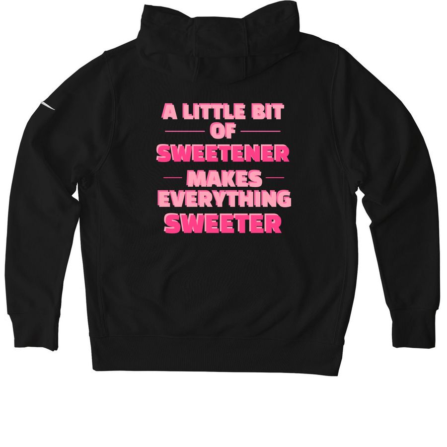 ACTIVE WEAR, a Black Nike Club Fleece Pullover Hoodie (back-view)