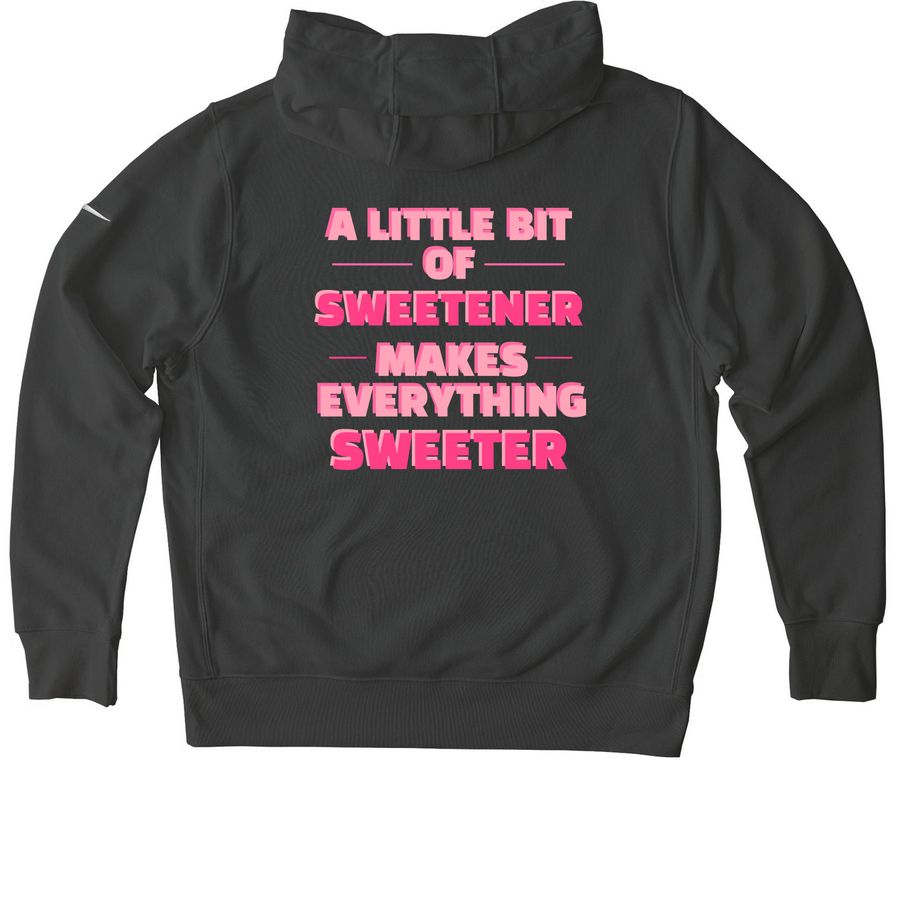 ACTIVE WEAR, a Anthracite Nike Club Fleece Pullover Hoodie (back-view)