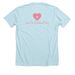 Team LuLu, a Heather Ice Blue Premium Unisex Tee (back-view)