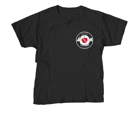 Big Apple Divers Apparel, a Black Youth Unisex Tee