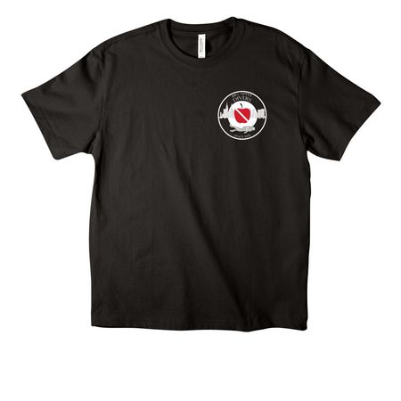 Big Apple Divers Apparel, a Black Unisex Heavyweight Tee