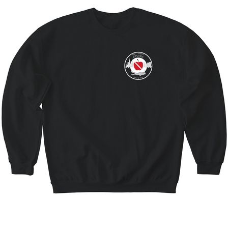 Big Apple Divers Apparel, a Black Softstyle Crewneck Sweatshirt