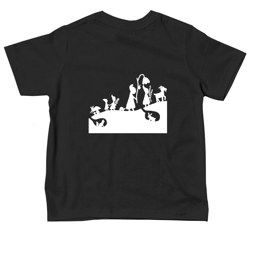 WFF Toddler&nbsp;, a Black Toddler Tee (back-view)