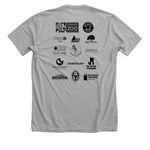Bats Over Omaha 2026, a Athletic Heather Premium Unisex Tee (back-view)