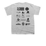 Bats Over Omaha 2026, a Sport Grey Youth Unisex Tee (back-view)