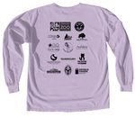 Bats Over Omaha 2026, a Orchid Comfort Colors Long Sleeve Tee (back-view)