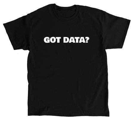 Data Back, a Black Classic Unisex Tee