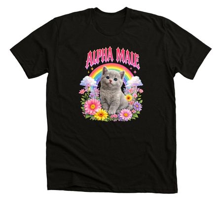 Alpha Zingo, a Solid Black Blend Premium Unisex Tee