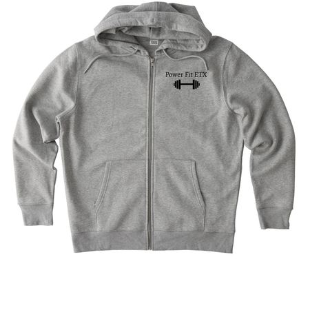 Power Fit ETX, a Heather Grey Stanley/Stella Unisex Cultivator 2.0 Zip Up Pullover Hoodie