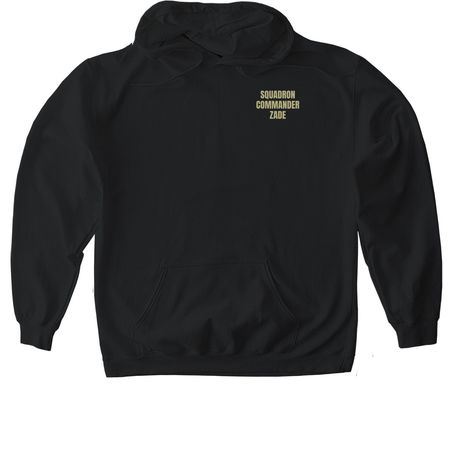 ZADE, a Black Gildan Softstyle Pullover Hoodie