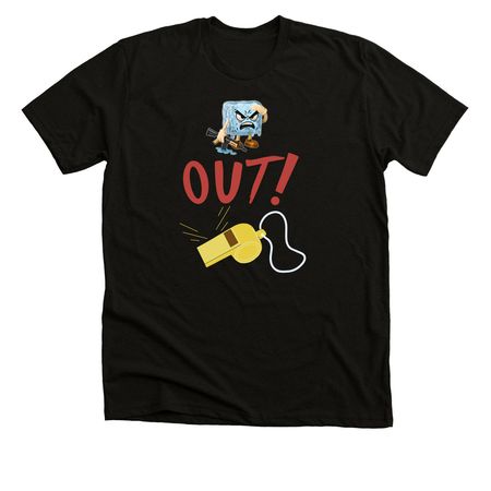 ICE OUT, a Solid Black Blend Premium Unisex Tee