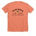 Black Cat Energy, a Heather Sunset Premium Unisex Tee (back-view)