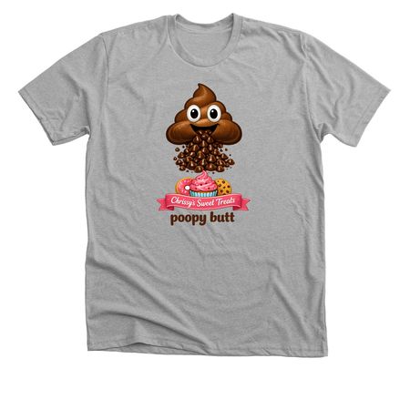 Chrissy's Poopy Butt **EXCLUSIVE RELEASE**, a Athletic Heather Premium Unisex Tee