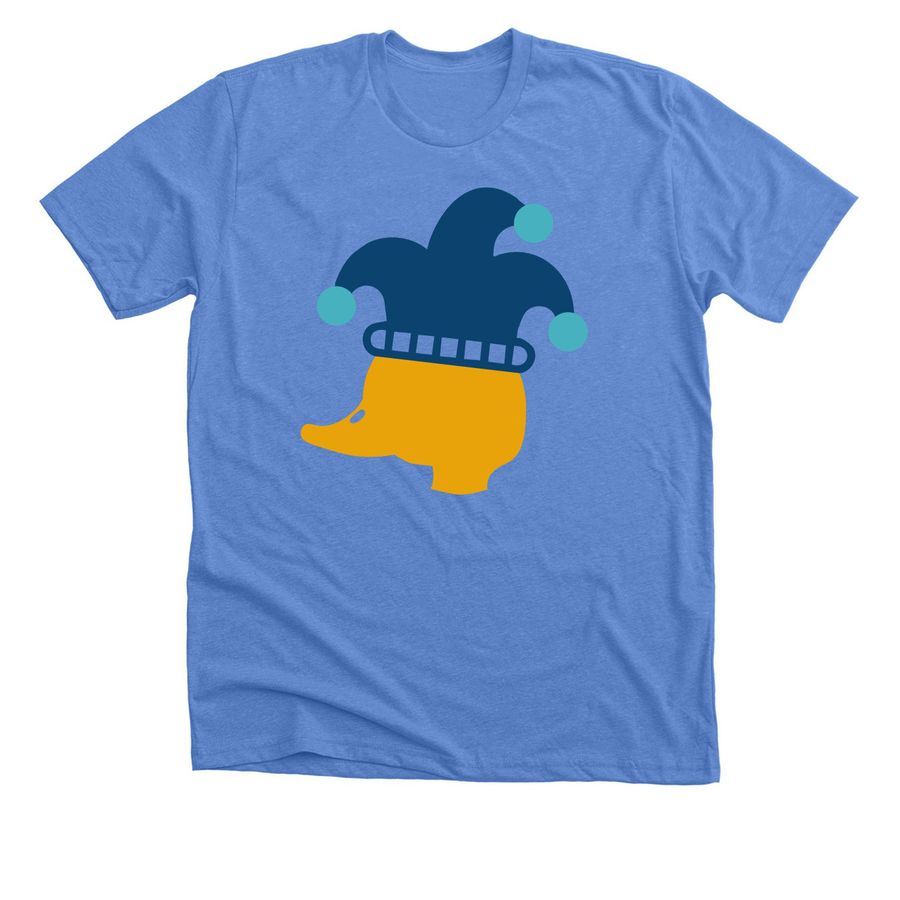 Lord Duck, a Heather Columbia Blue Premium Unisex Tee