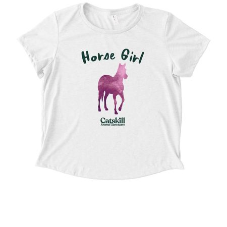 *Horse Girl* Tee | Tank | Sweatshirt, a Fairly White Allmade Eco Triblend Women?s Scoop Neck Tee