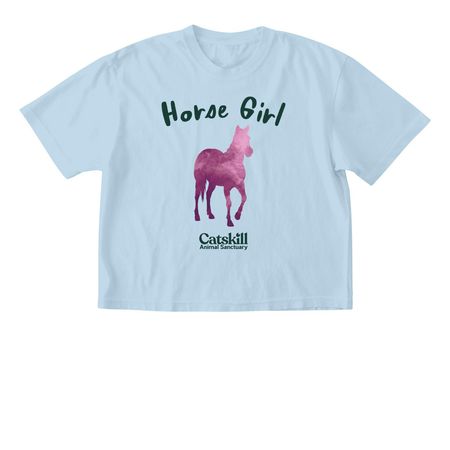 *Horse Girl* Tee | Tank | Sweatshirt, a Chambray Comfort Colors Boxy Tee